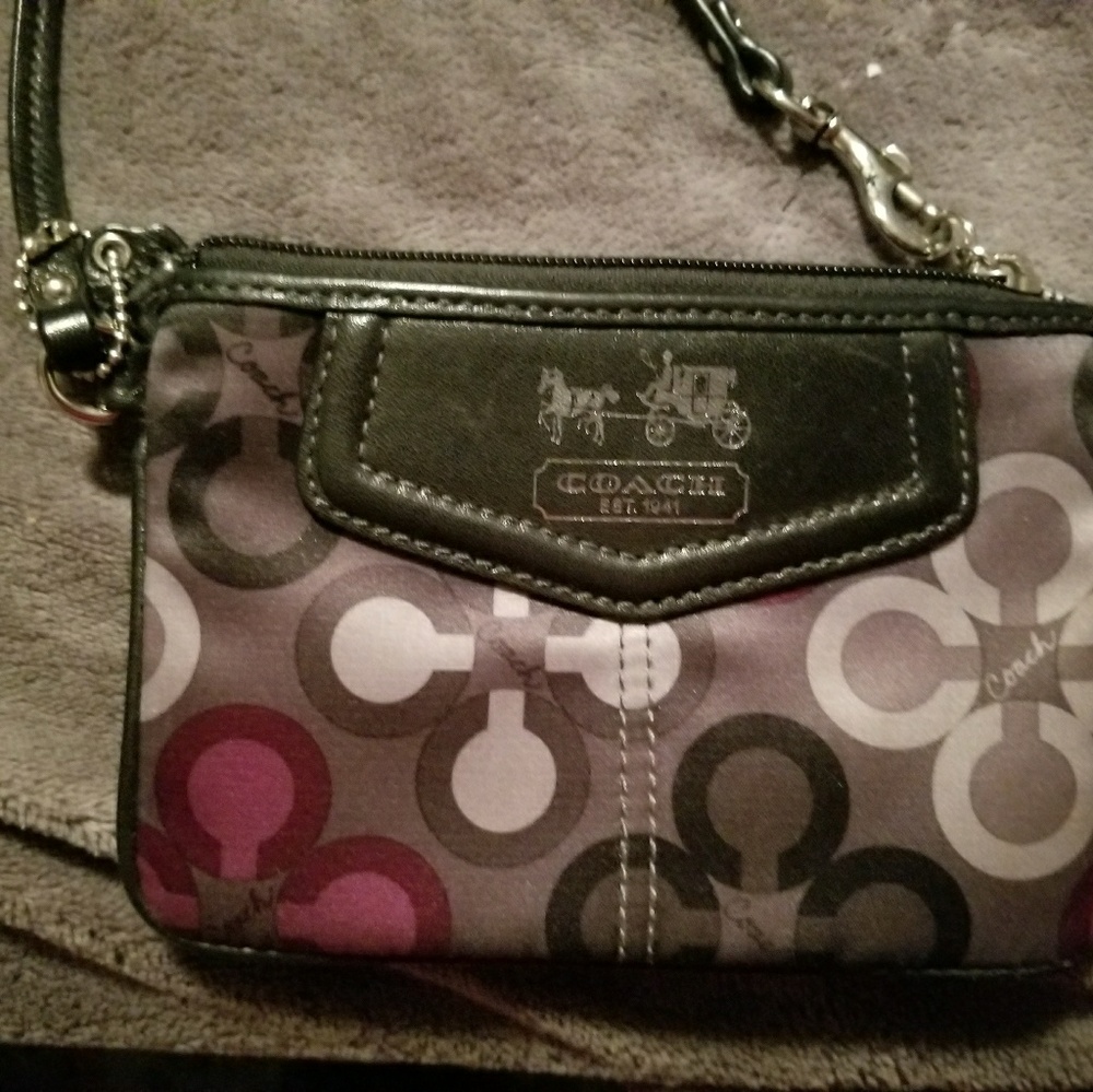 Coach small wristlet
